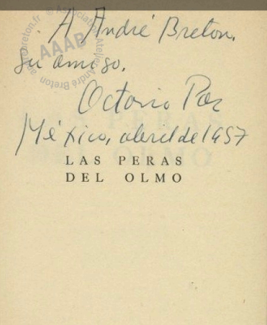 Octavio Paz en los papeles de André Breton