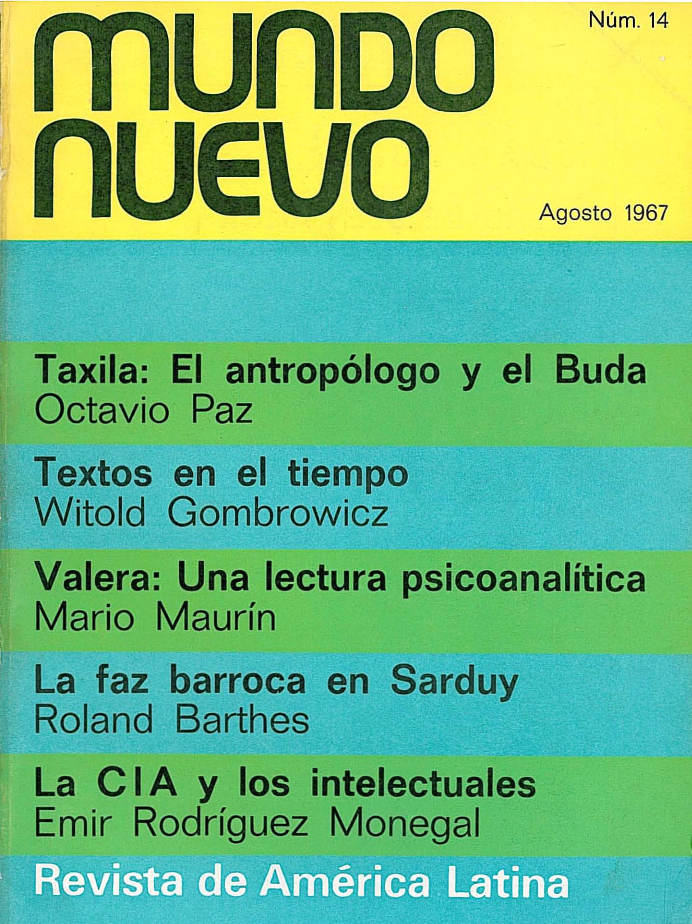 Octavio Paz y el círculo de la revista Mundo Nuevo